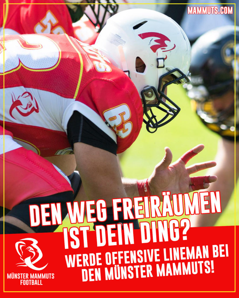 O-Line bei den Mammuts